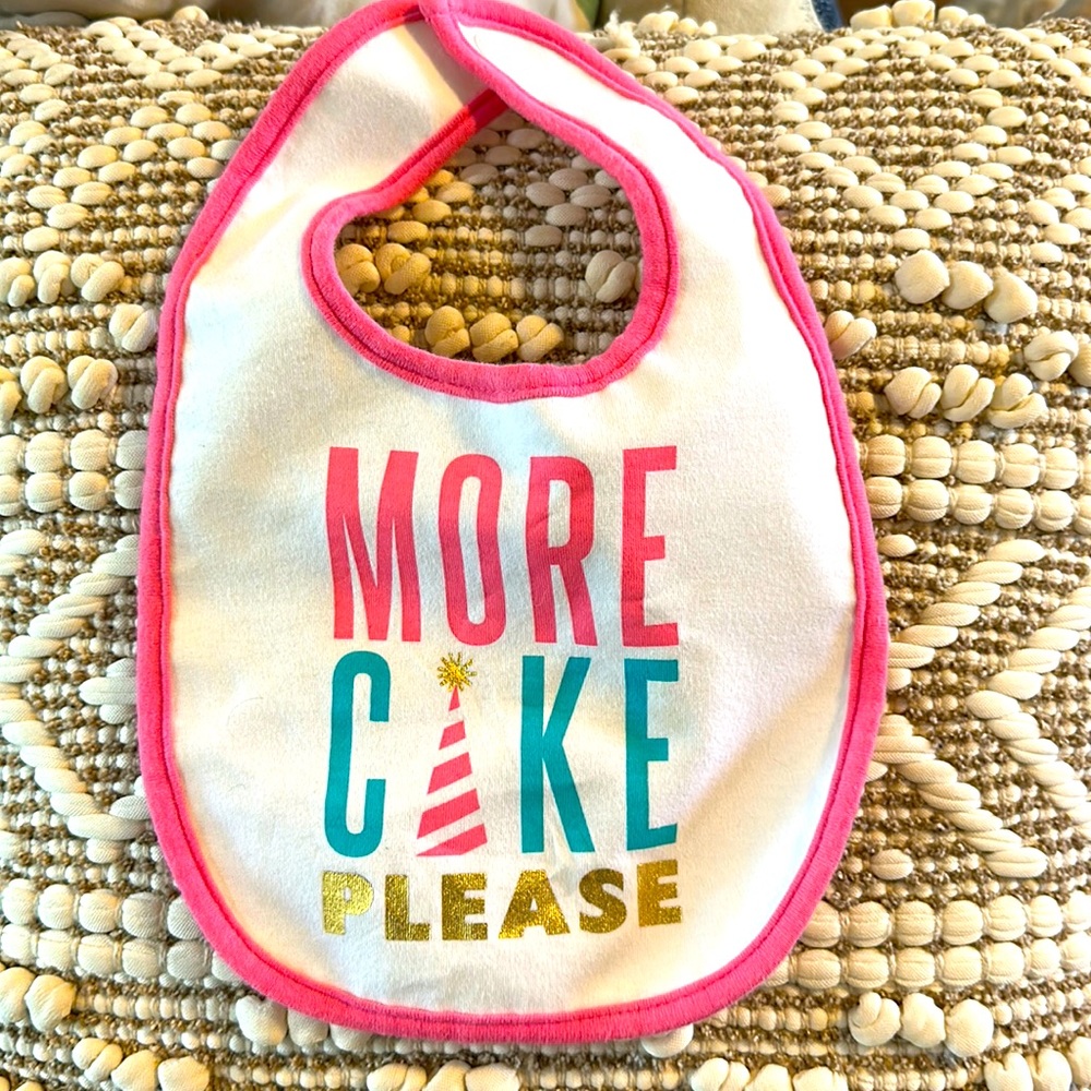 Carters Birthday Bib!!! More Cake Please!!